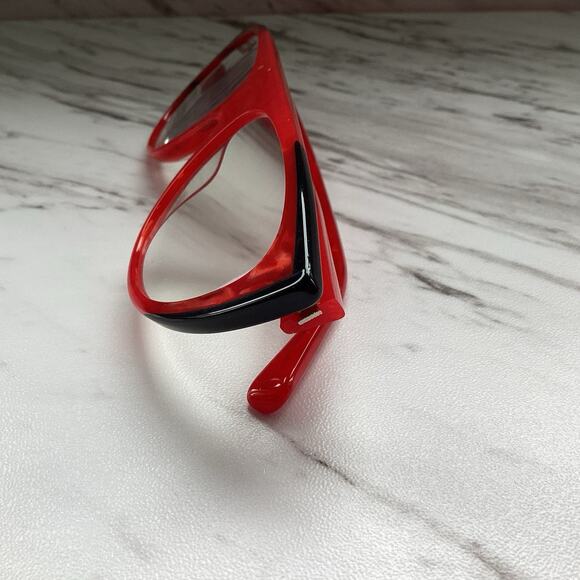 Alain Mikli Womens Sunglass Eyeglass Frames Miss J Red AO5031, Cat Eye 56-17-140 - Picture 8 of 10